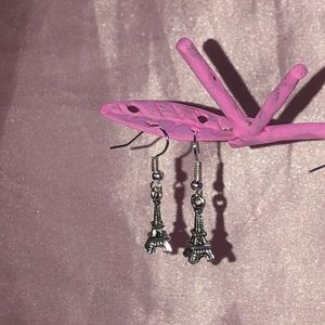 Eiffel Tower Charm Earrings